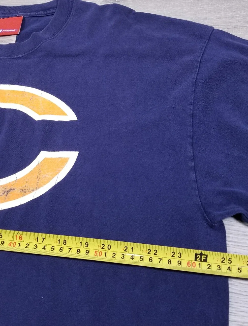 Vintage Y2K Reebok Chicago Bears NFL Long Sleeve Shirt Mens Size XL Navy Blue